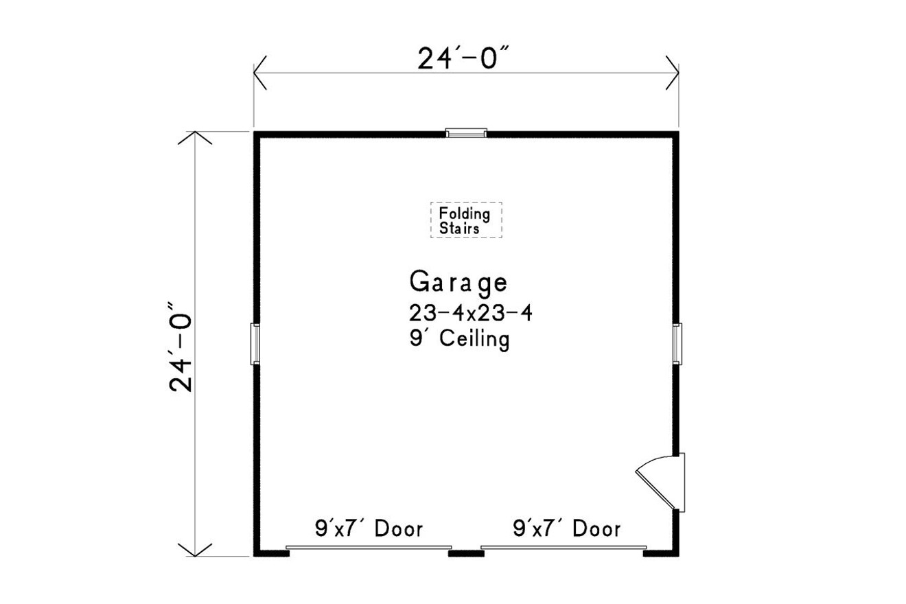 Traditional House Plan - 40424 - 1st Floor Plan
