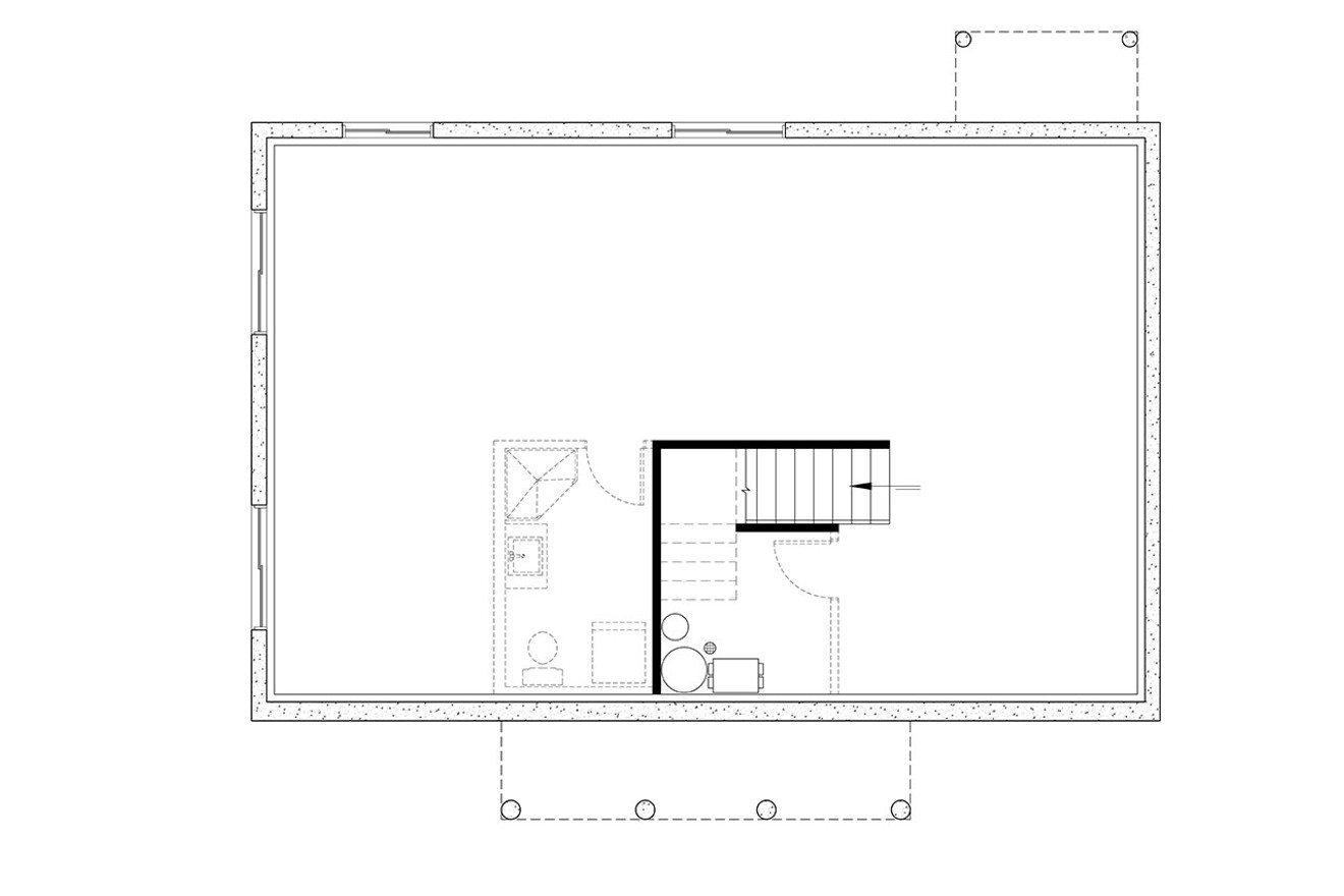 Ranch House Plan - Sam 42845 - Basement Floor Plan