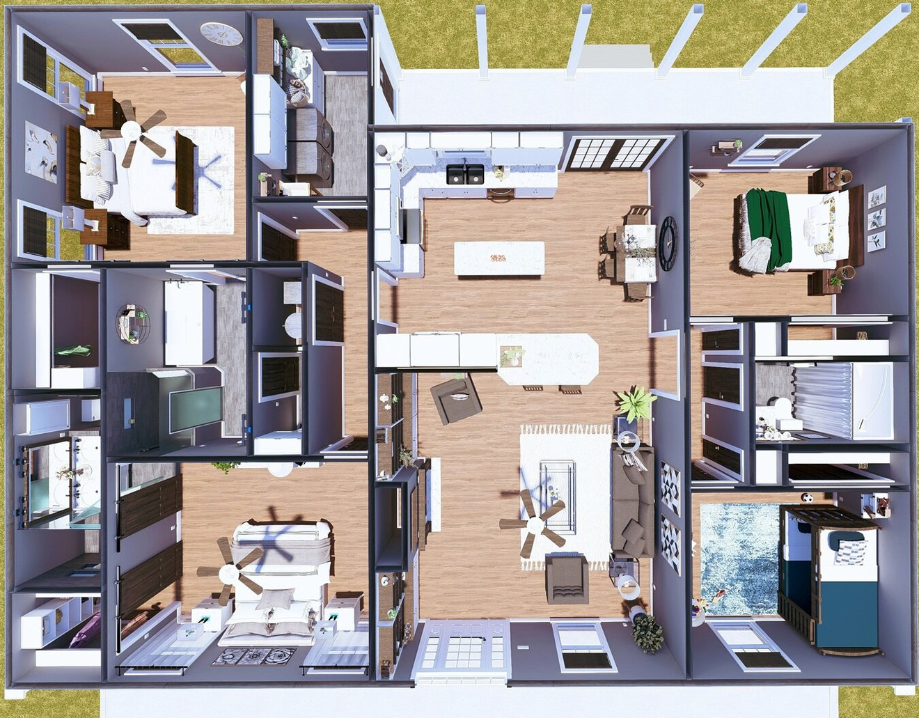 Farmhouse House Plan - 42882 - Optional Floor Plan