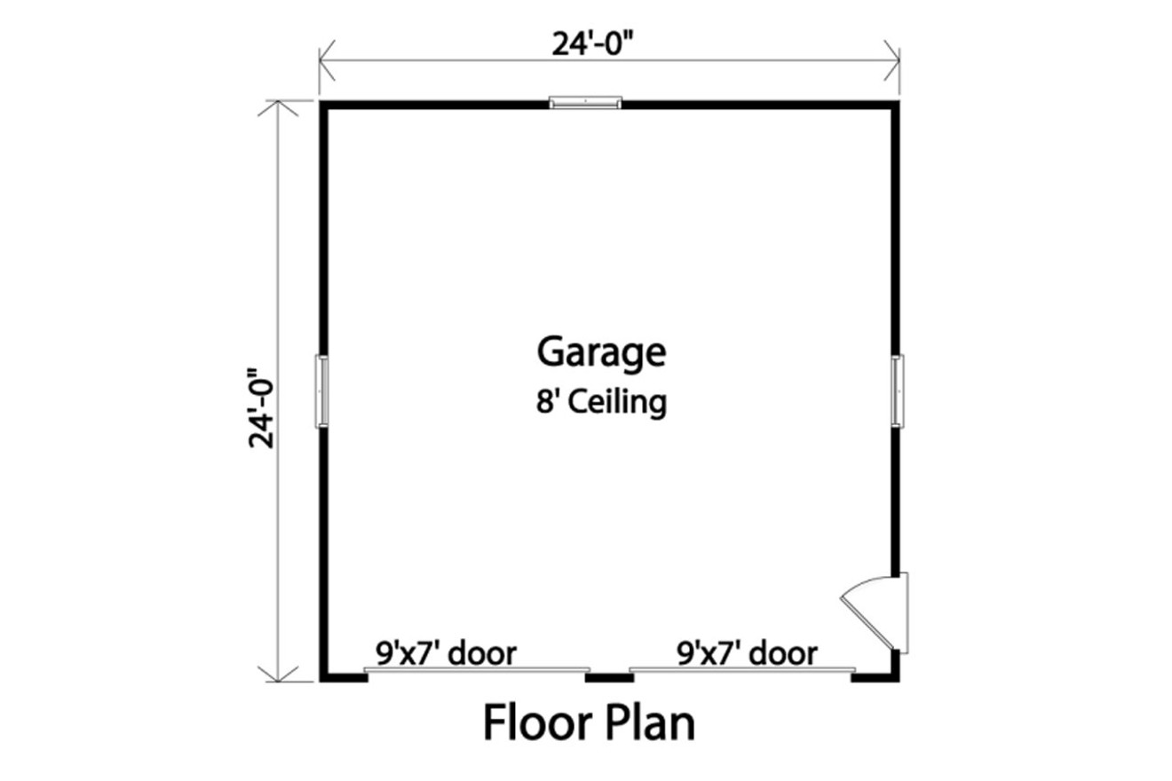 Traditional House Plan - 43051 - 1st Floor Plan