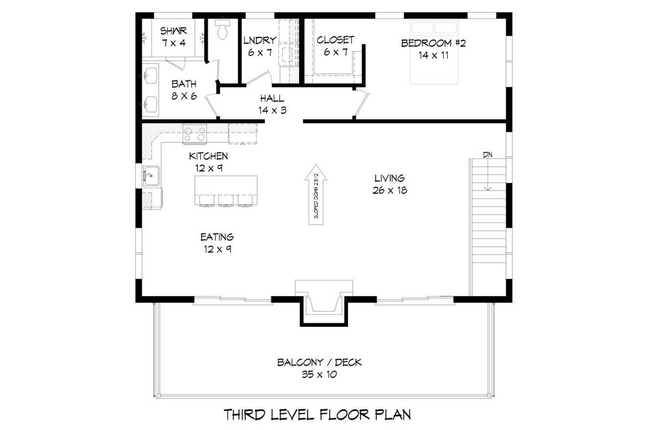 Modern House Plan - Calabogie Retreat 44270 - Other Floor Plan