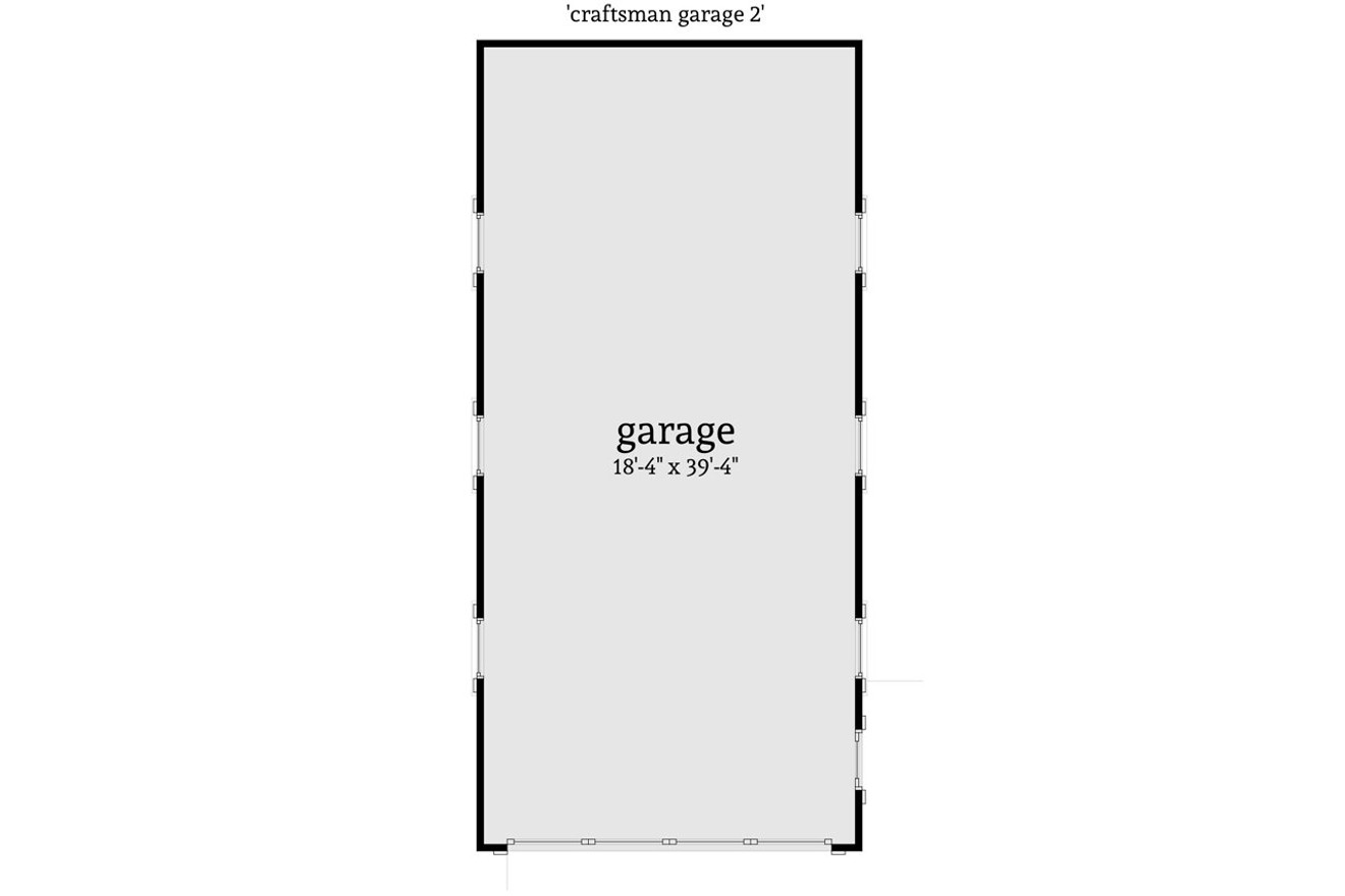 Craftsman House Plan - 45341 - 1st Floor Plan