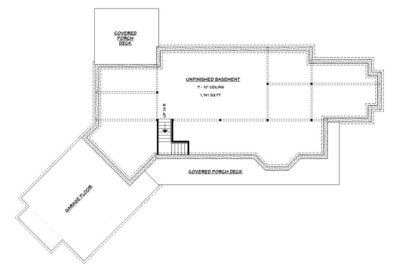 Farmhouse House Plan - 45638 - Optional Floor Plan