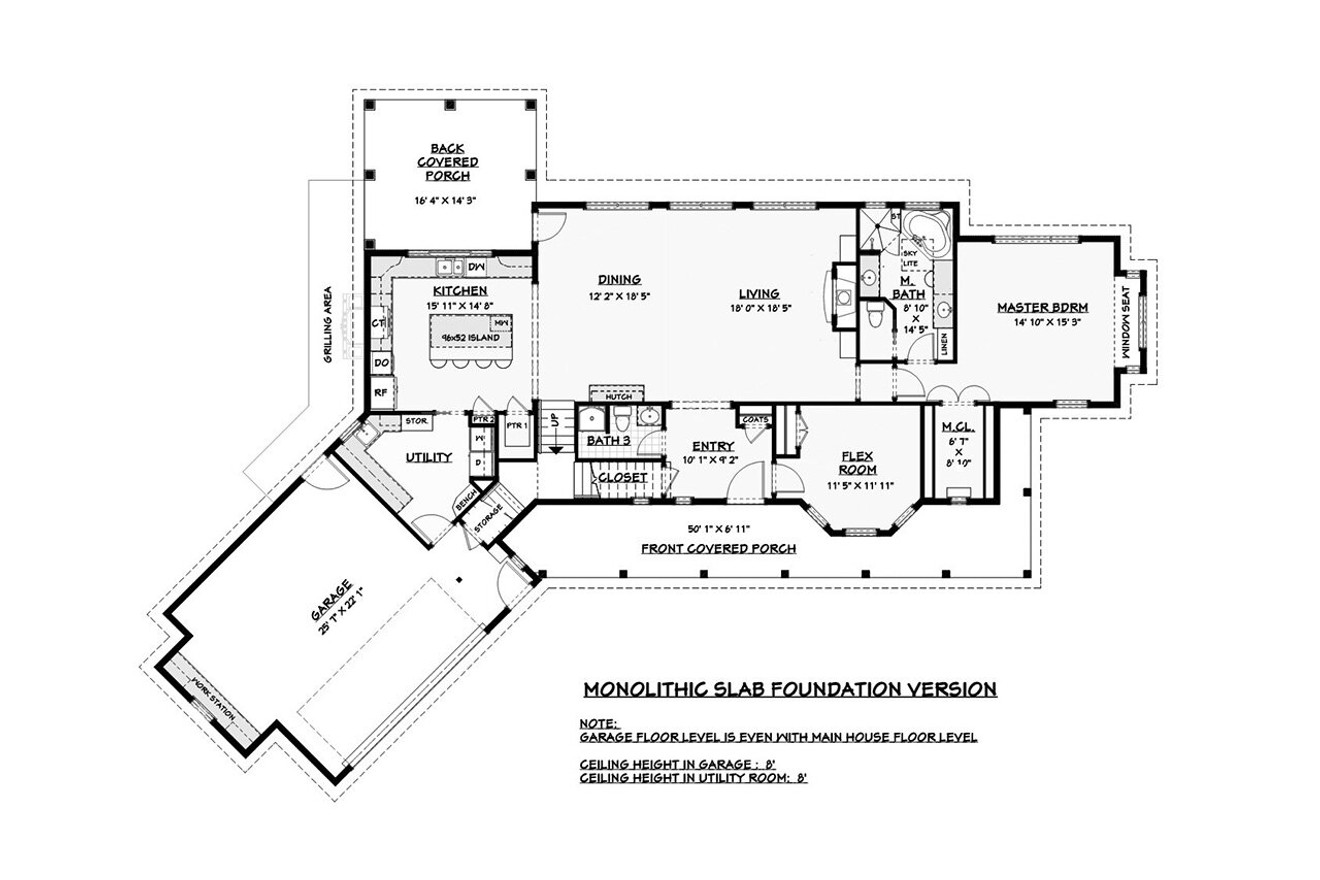 Farmhouse House Plan - 45638 - Optional Floor Plan