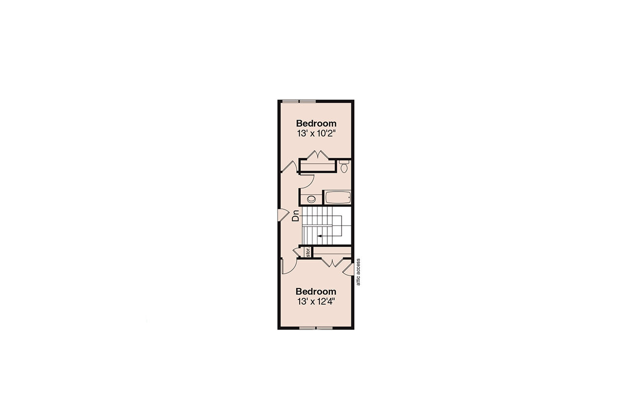 Bungalow House Plan - Markham 46192 - 2nd Floor Plan