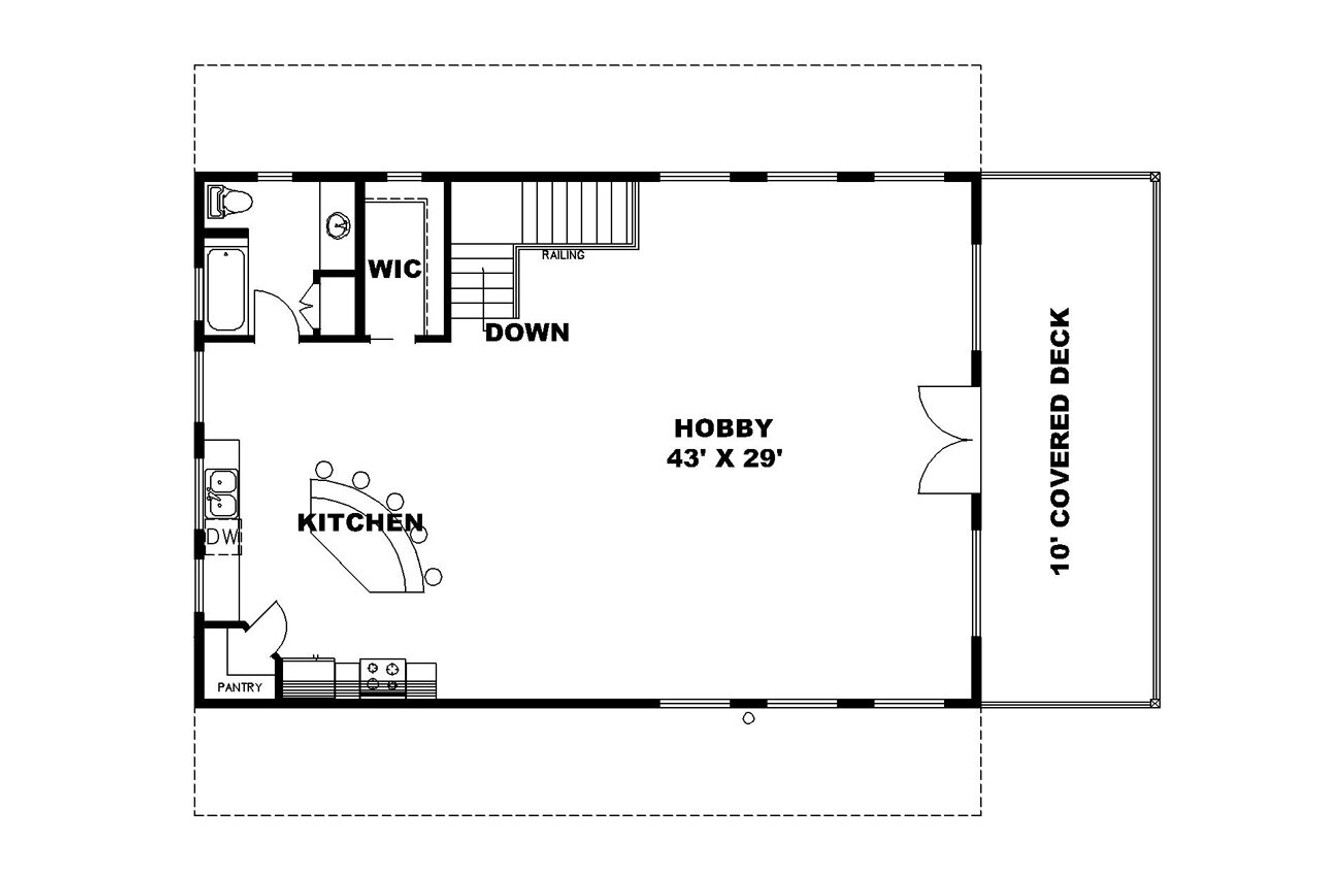 Secondary Image - Traditional House Plan - 46539 - 2nd Floor Plan