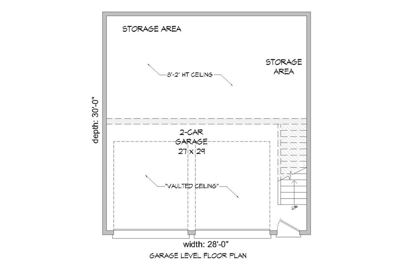 Modern House Plan - 47053 - 1st Floor Plan