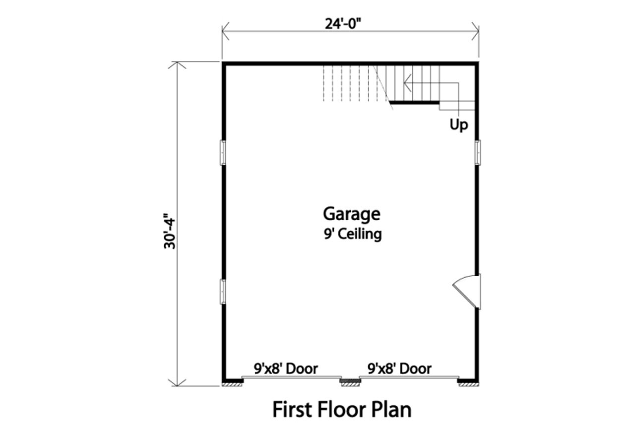 Cape Cod House Plan - 47139 - 1st Floor Plan