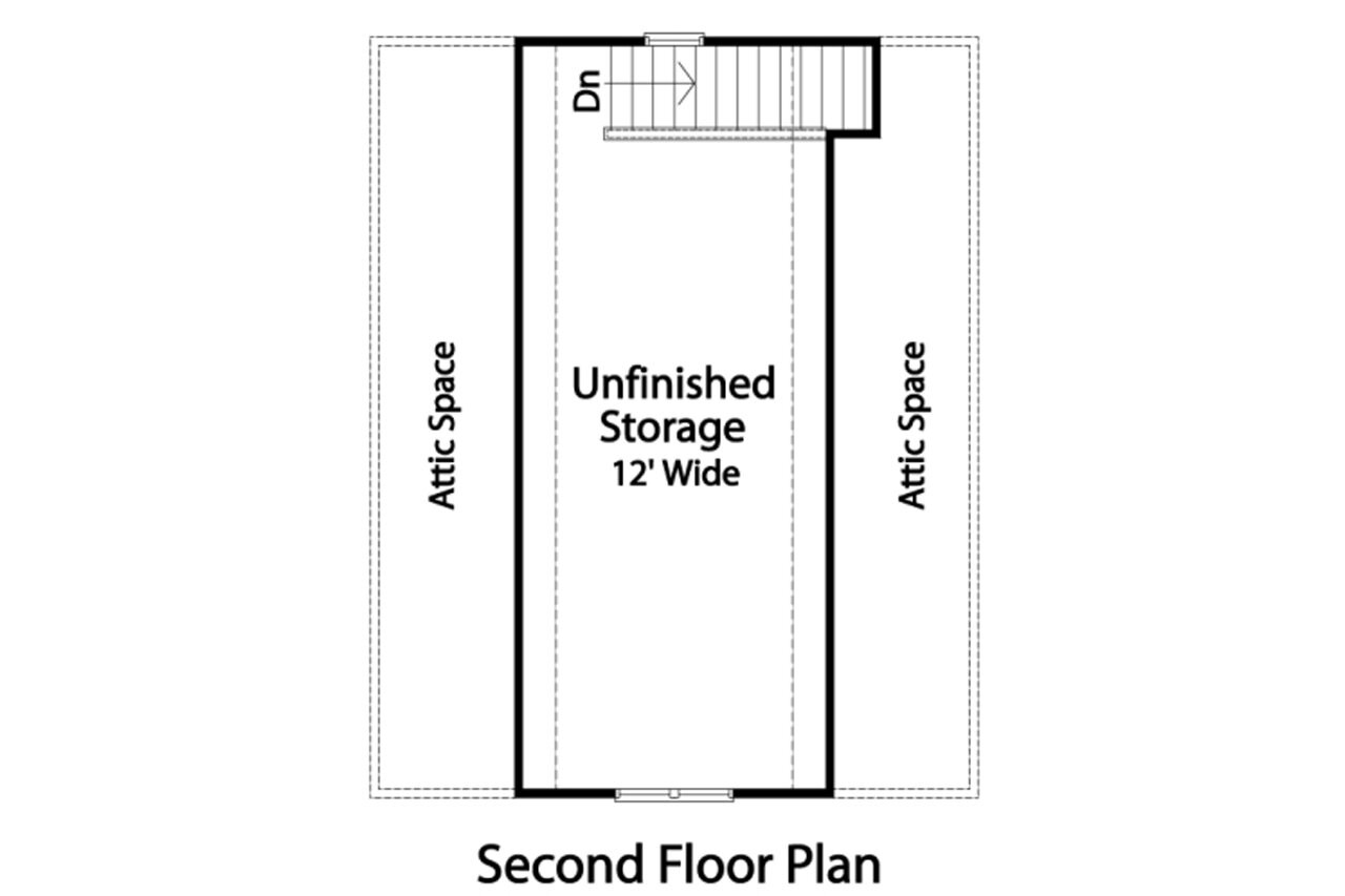 Secondary Image - Cape Cod House Plan - 47139 - 2nd Floor Plan