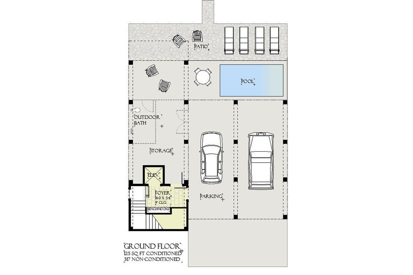 Bungalow House Plan - Grayton 47160 - Other Floor Plan