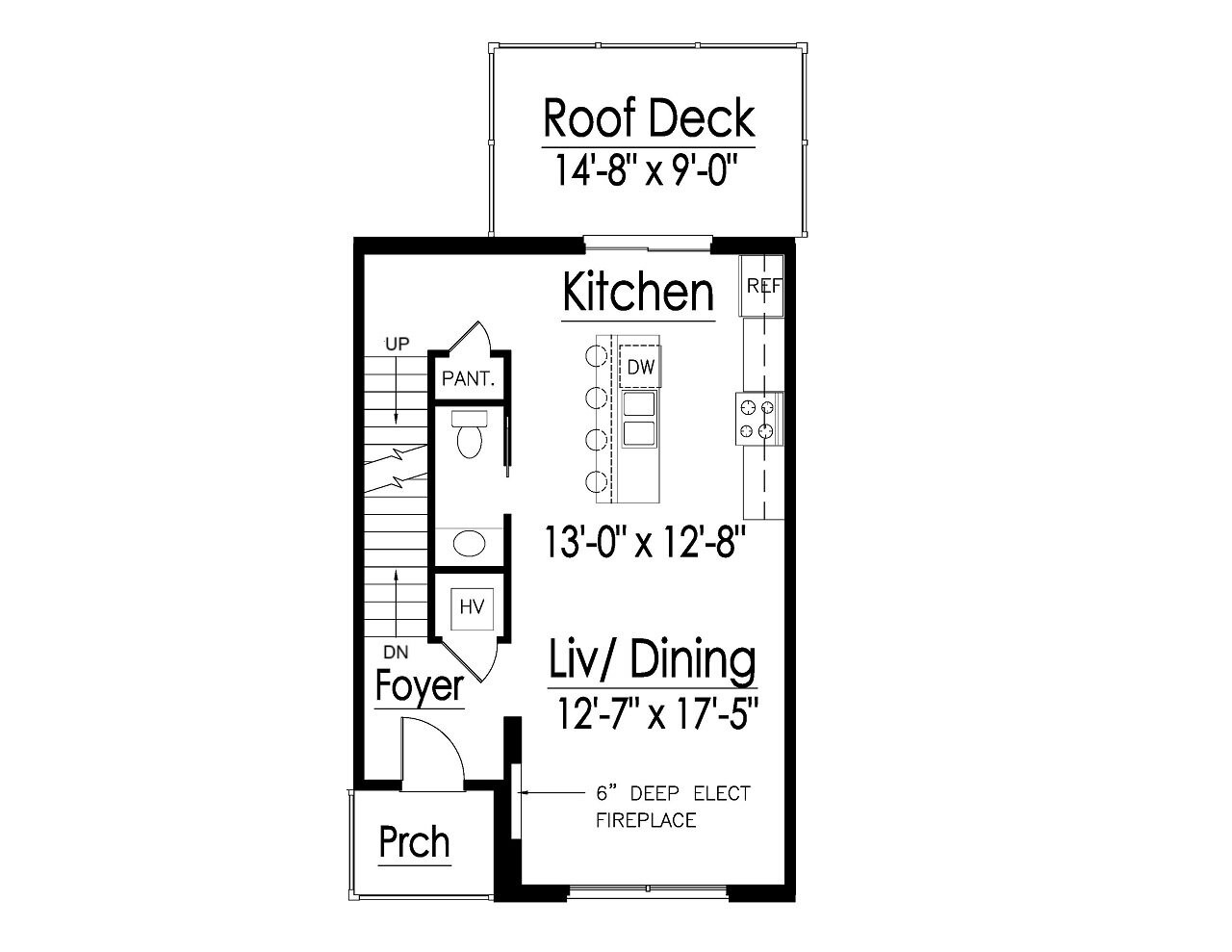Contemporary House Plan - 47556 - 2nd Floor Plan