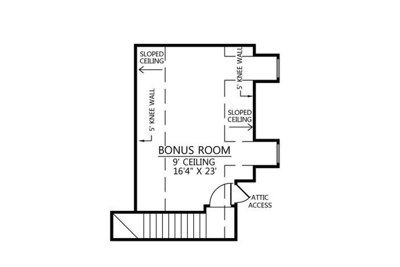 Secondary Image - European House Plan - Shenandoah 48009 - 2nd Floor Plan