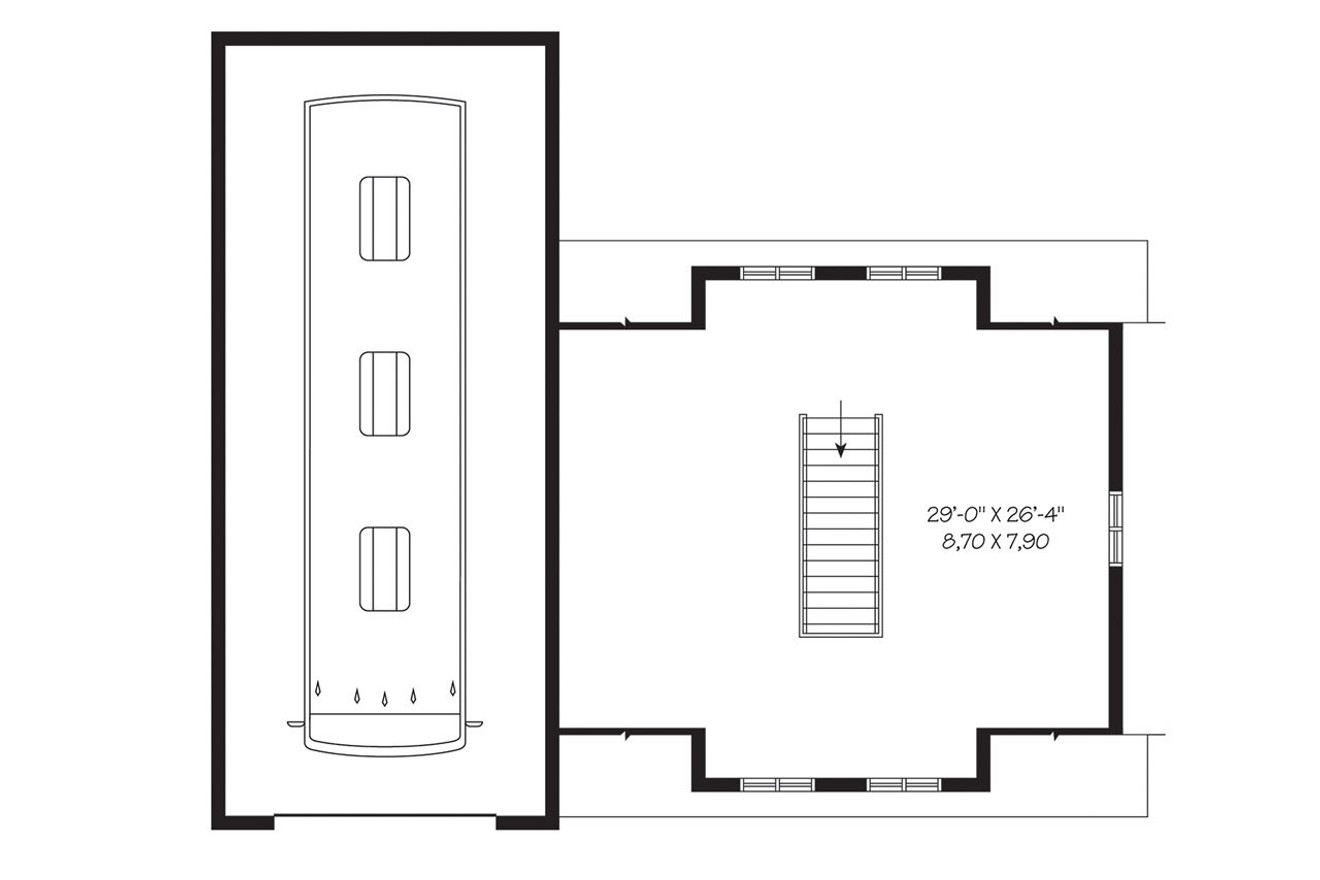 Secondary Image - Country House Plan - Robertson 48607 - 2nd Floor Plan