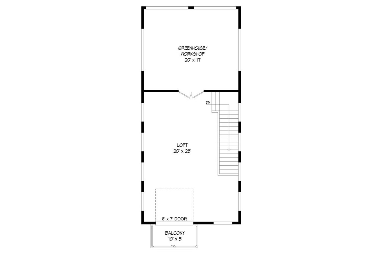 Secondary Image - Traditional House Plan - Reed 48800 - 2nd Floor Plan