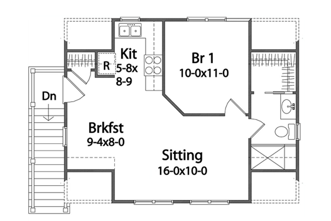 Secondary Image - Colonial House Plan - 48919 - 2nd Floor Plan