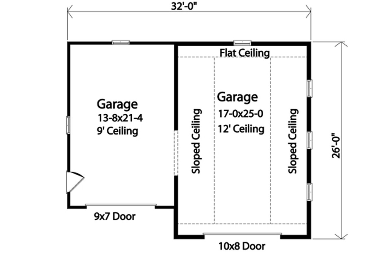 Traditional House Plan - 49365 - 1st Floor Plan