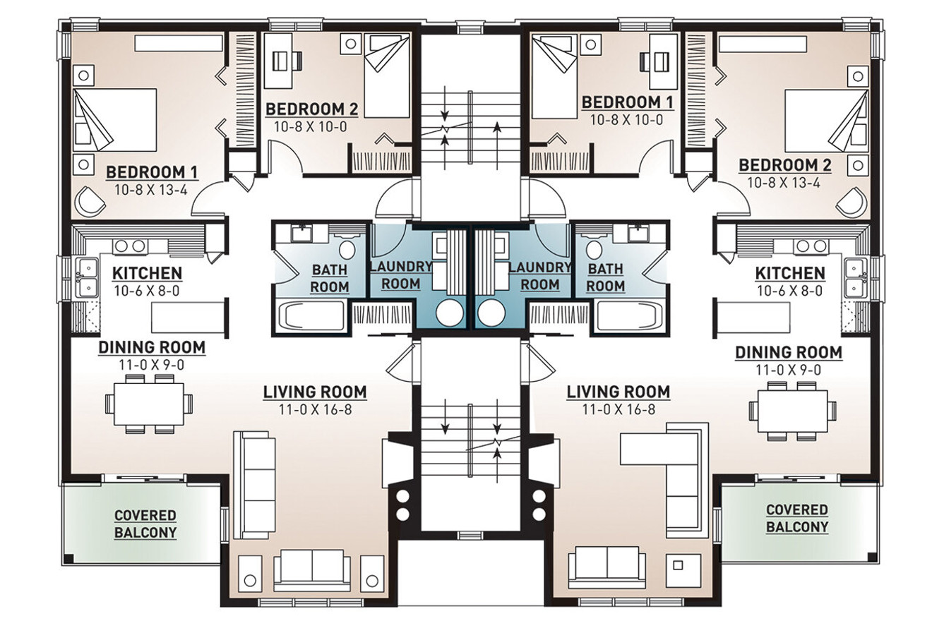 Modern House Plan - Robusta 49466 - 2nd Floor Plan