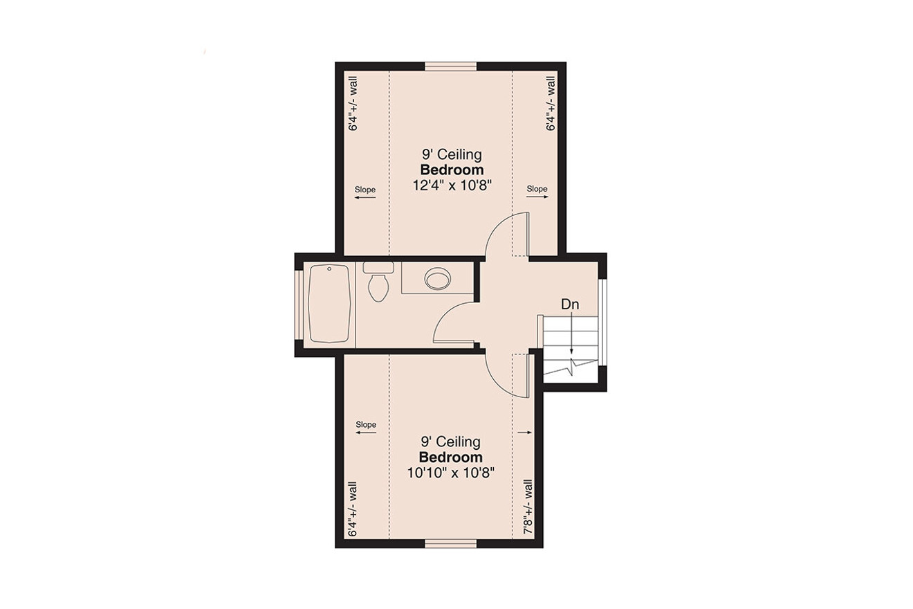Cottage House Plan - Aspen Cottage 49838 - Optional Floor Plan