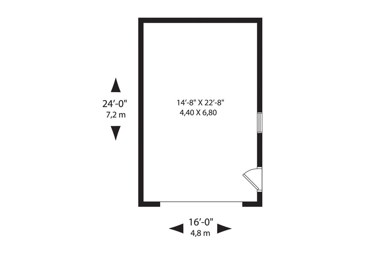 Traditional House Plan - Colonial Bay 1 50229 - 1st Floor Plan