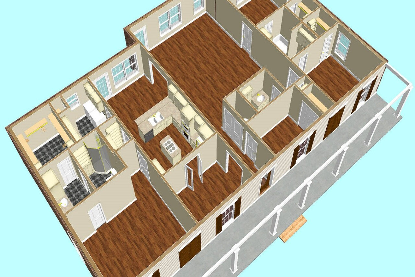 Country House Plan - 51513 - 1st Floor Plan