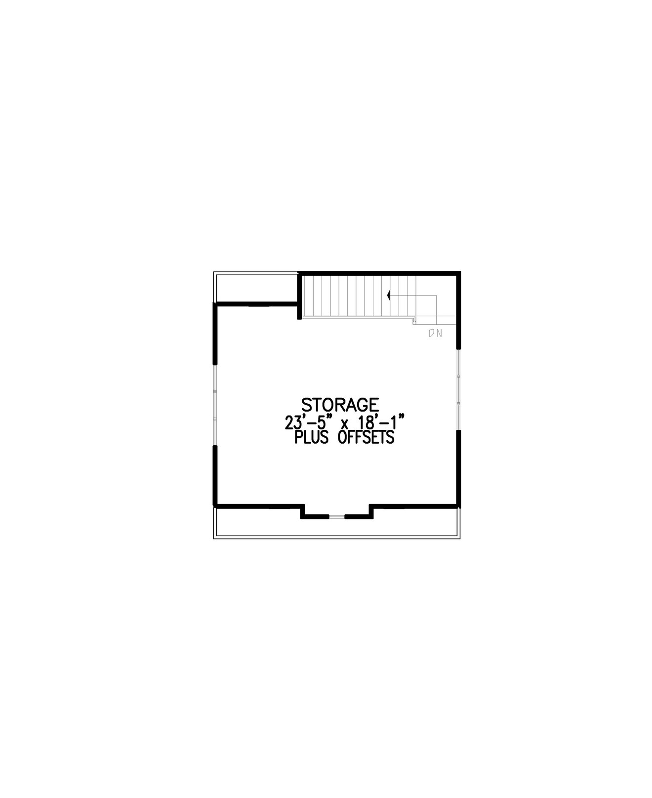Ranch House Plan - Mount Pleasant Cottage 52222 - Optional Floor Plan