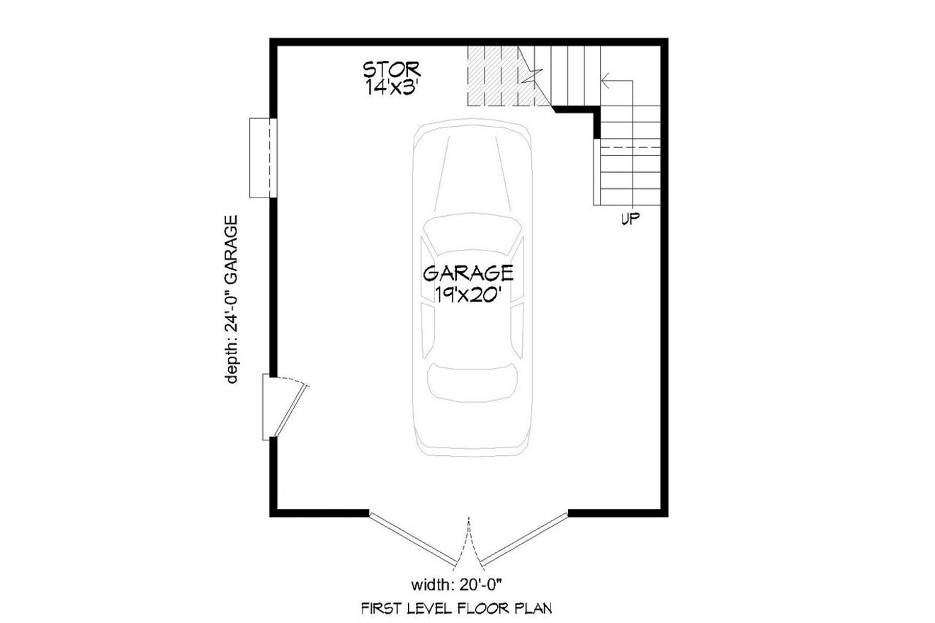 Country House Plan - 52280 - 1st Floor Plan