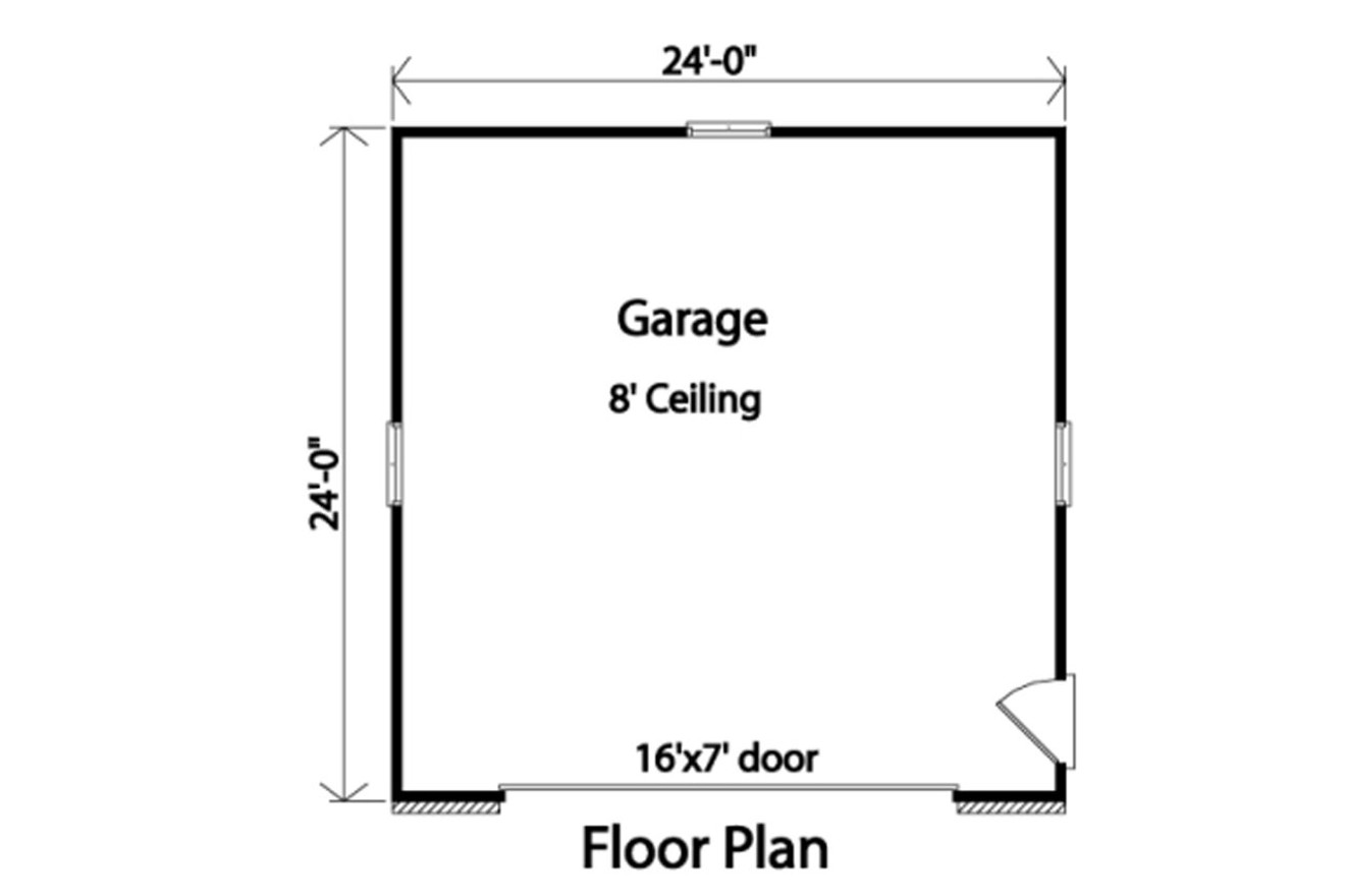 Traditional House Plan - 52956 - 1st Floor Plan