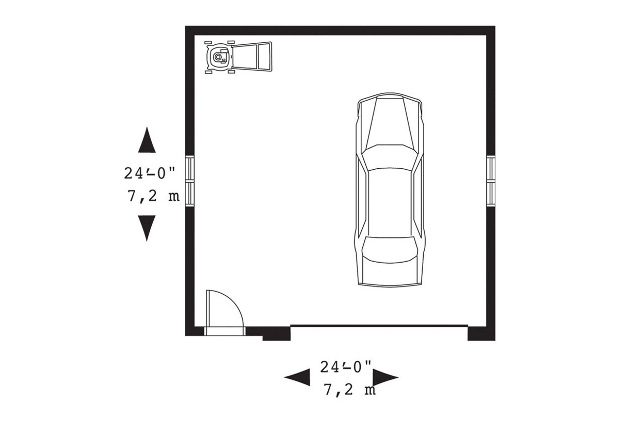 Traditional House Plan - Lawson 53952 - 1st Floor Plan