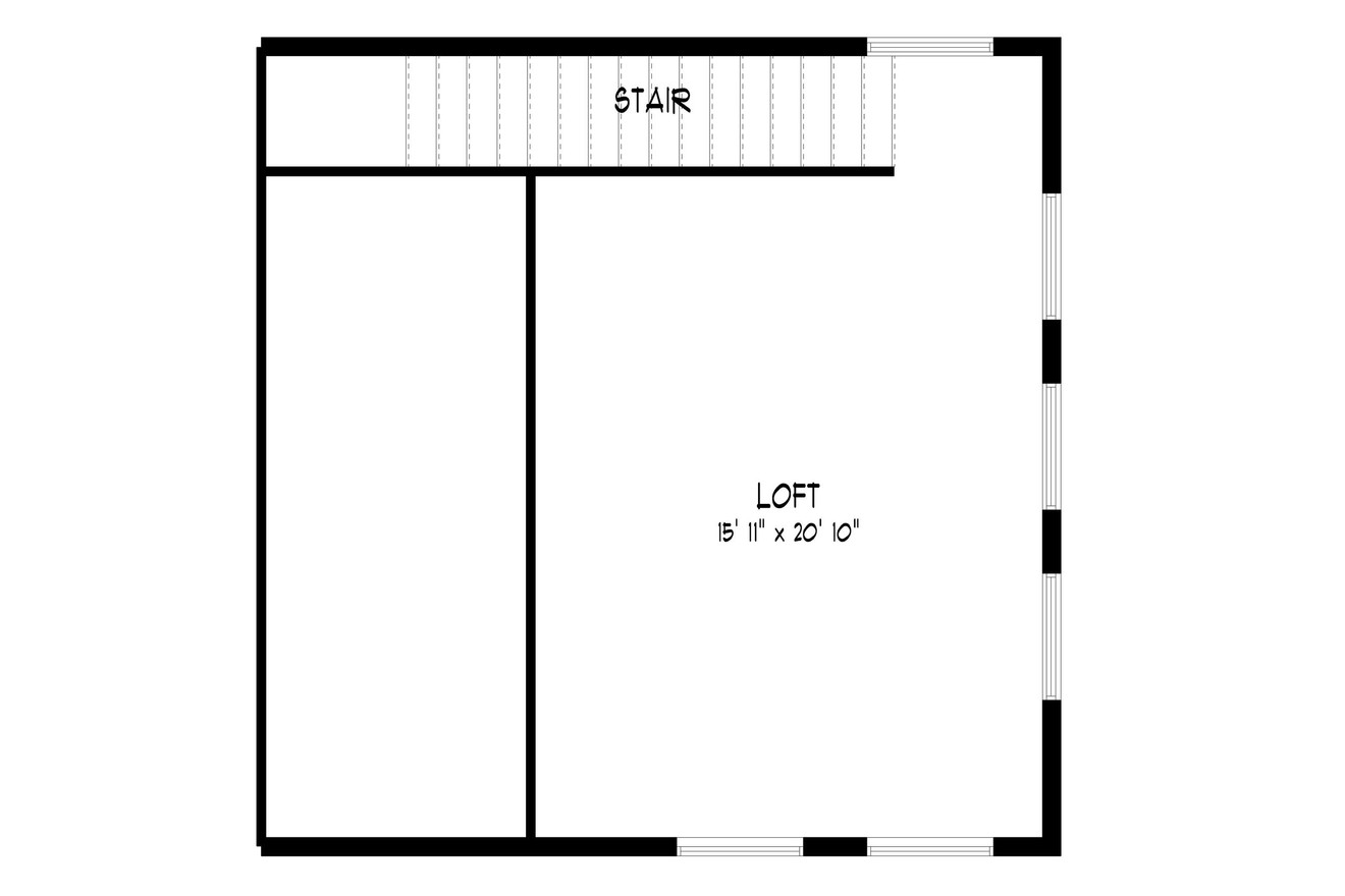 Secondary Image - Modern House Plan - Botosan 54936 - 2nd Floor Plan