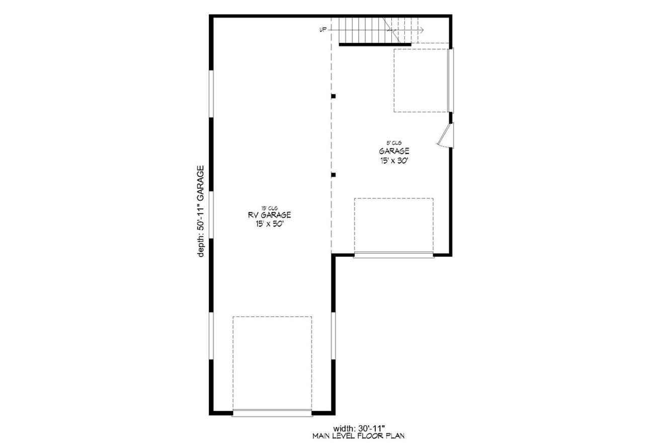 Craftsman House Plan - 55664 - 1st Floor Plan