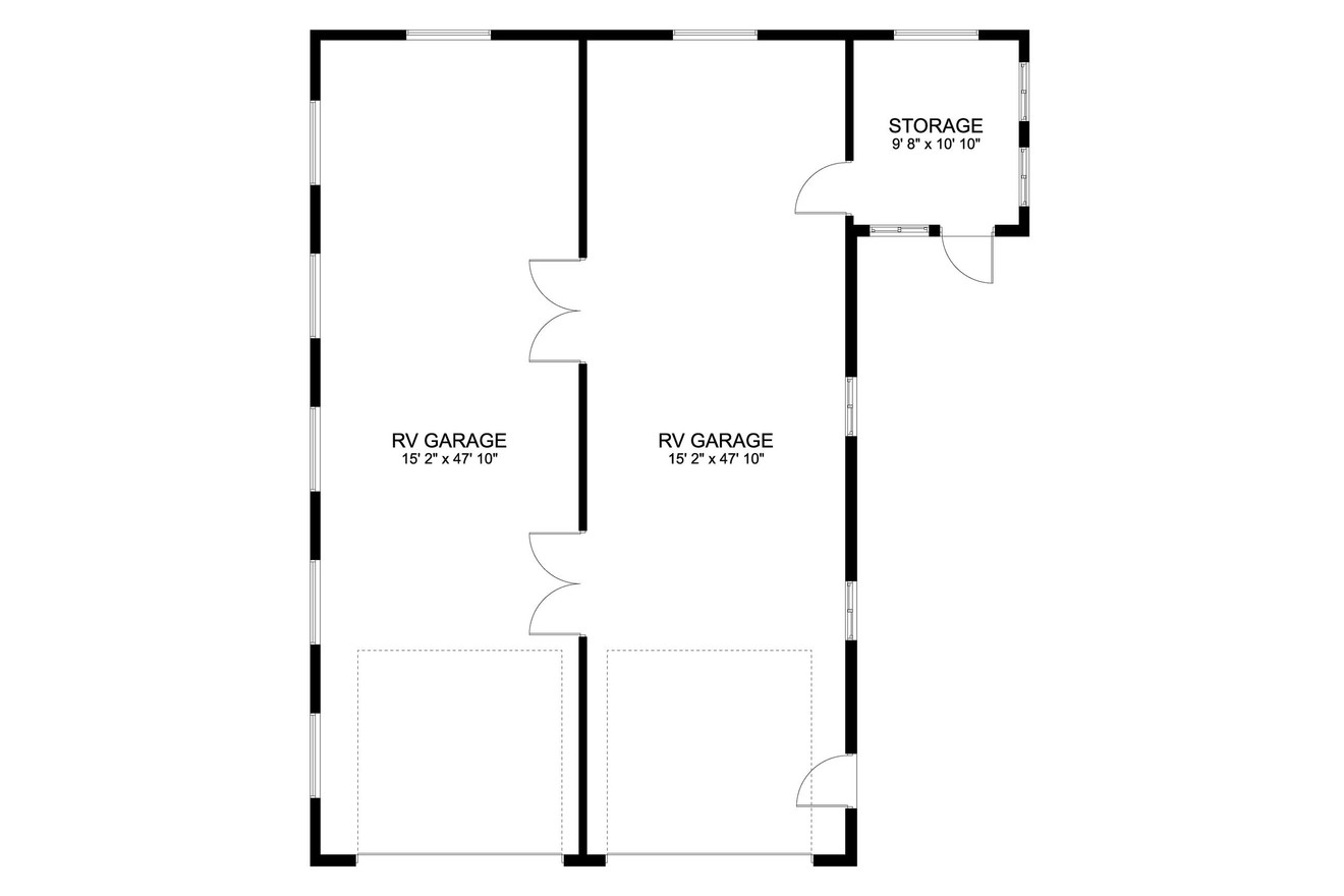 Traditional House Plan - Whitlock 55853 - 1st Floor Plan