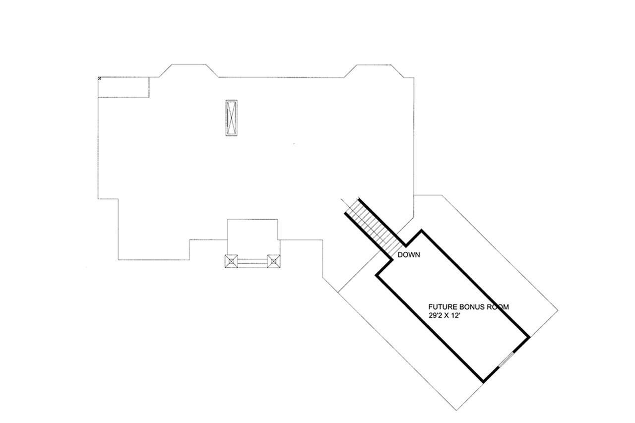 Craftsman House Plan - 59042 - 2nd Floor Plan