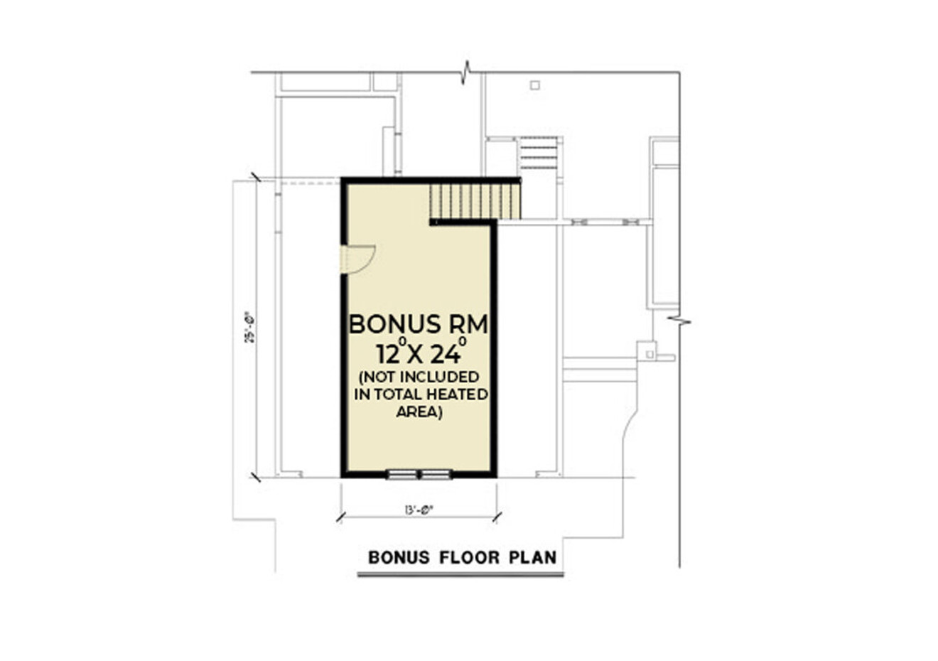 Secondary Image - Ranch House Plan - 59715 - 2nd Floor Plan