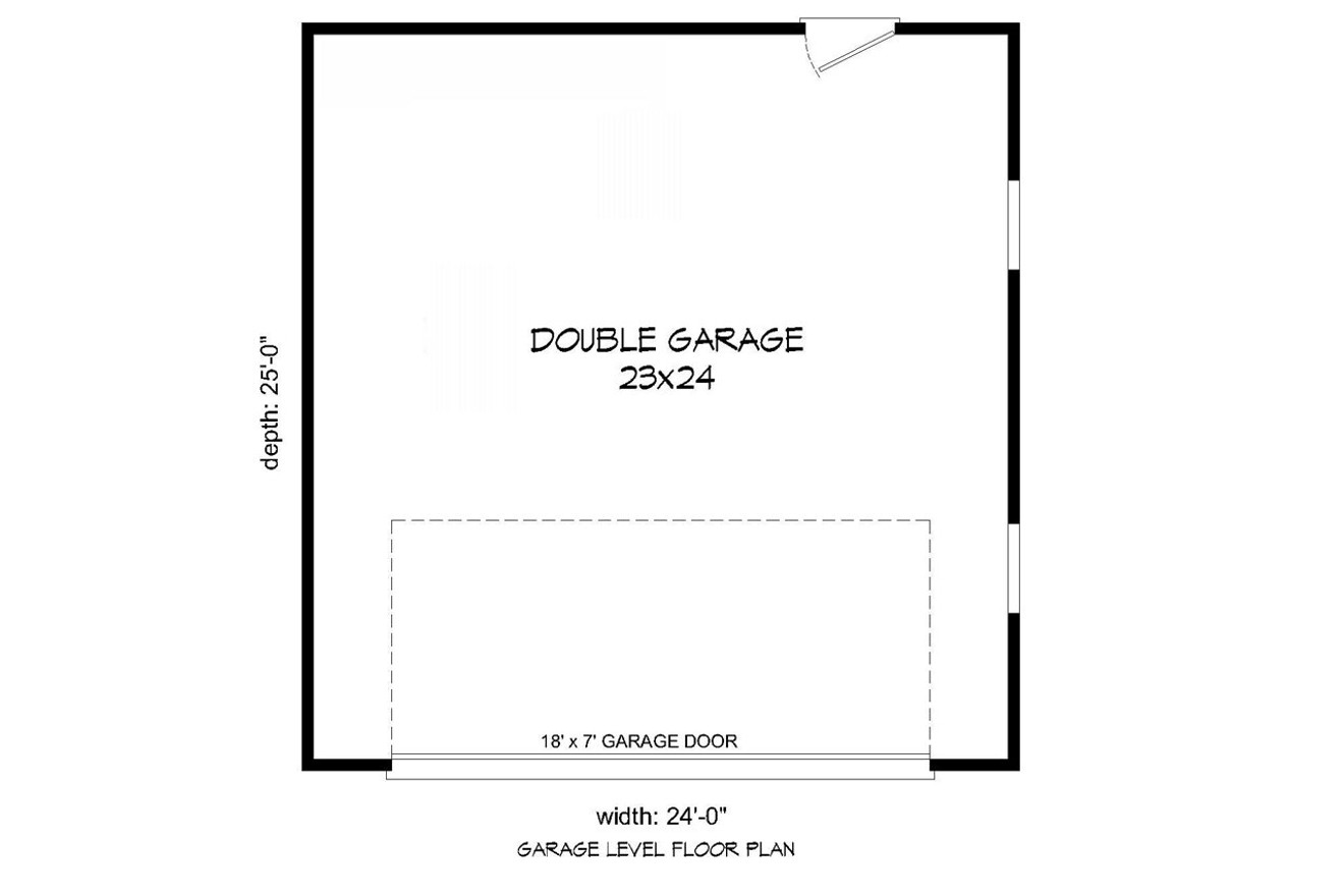 Traditional House Plan - 59913 - 1st Floor Plan