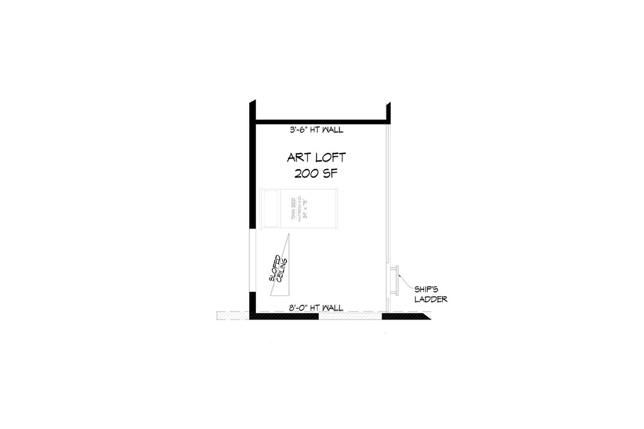 Secondary Image - Craftsman House Plan - Eagle Rock 59940 - Other Floor Plan