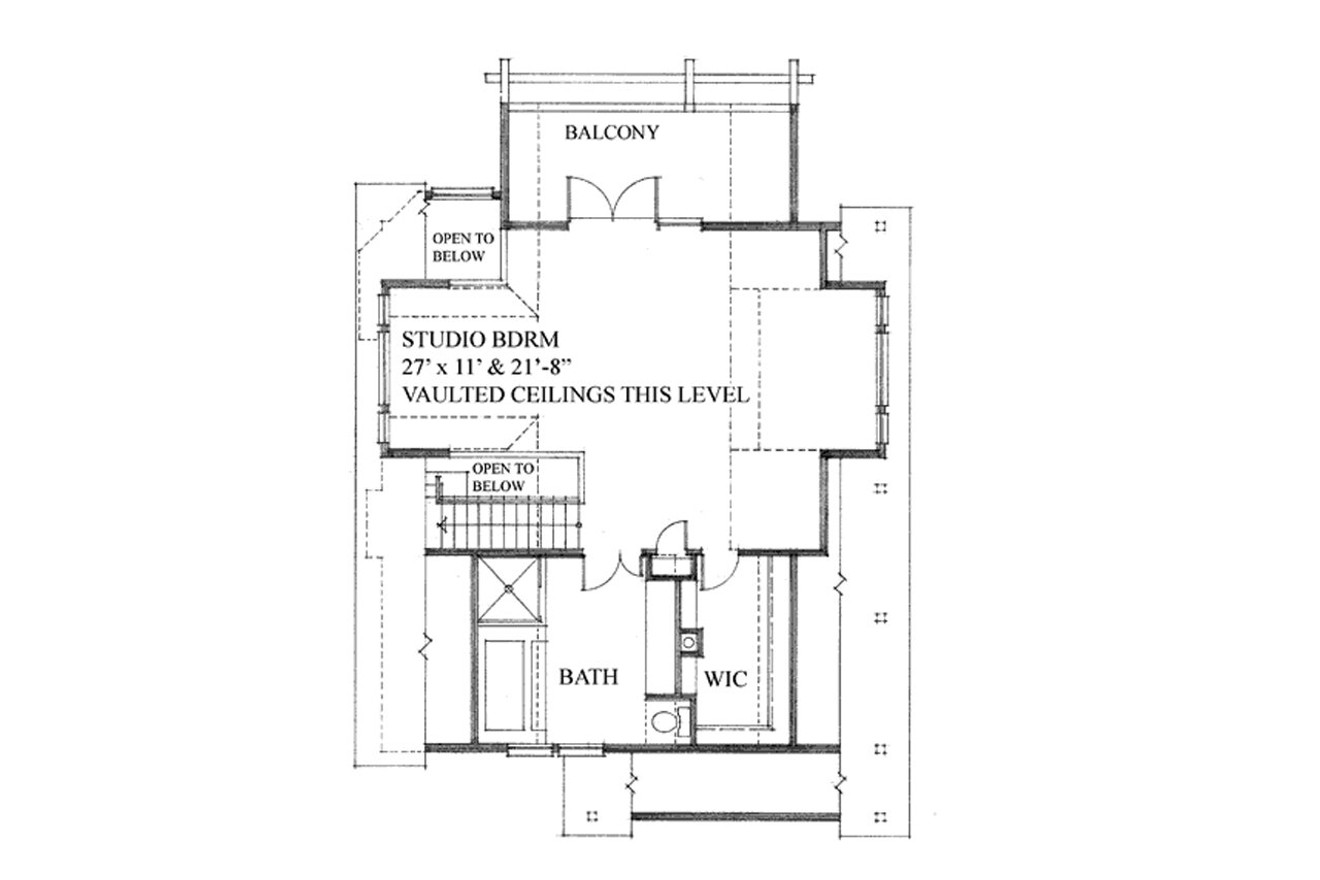 Craftsman House Plan - Silath 60594 - 2nd Floor Plan