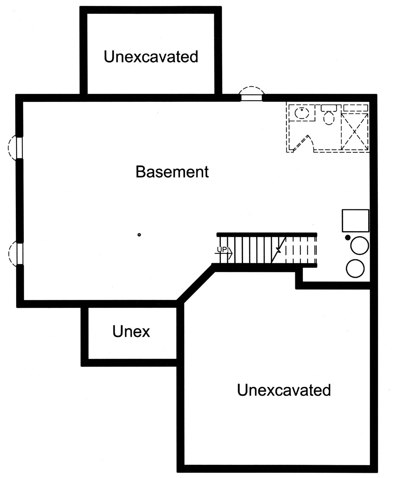 Traditional House Plan - Verona 61642 - Basement Floor Plan
