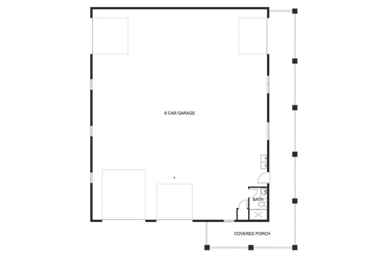 Country House Plan - Kurt 61892 - 1st Floor Plan