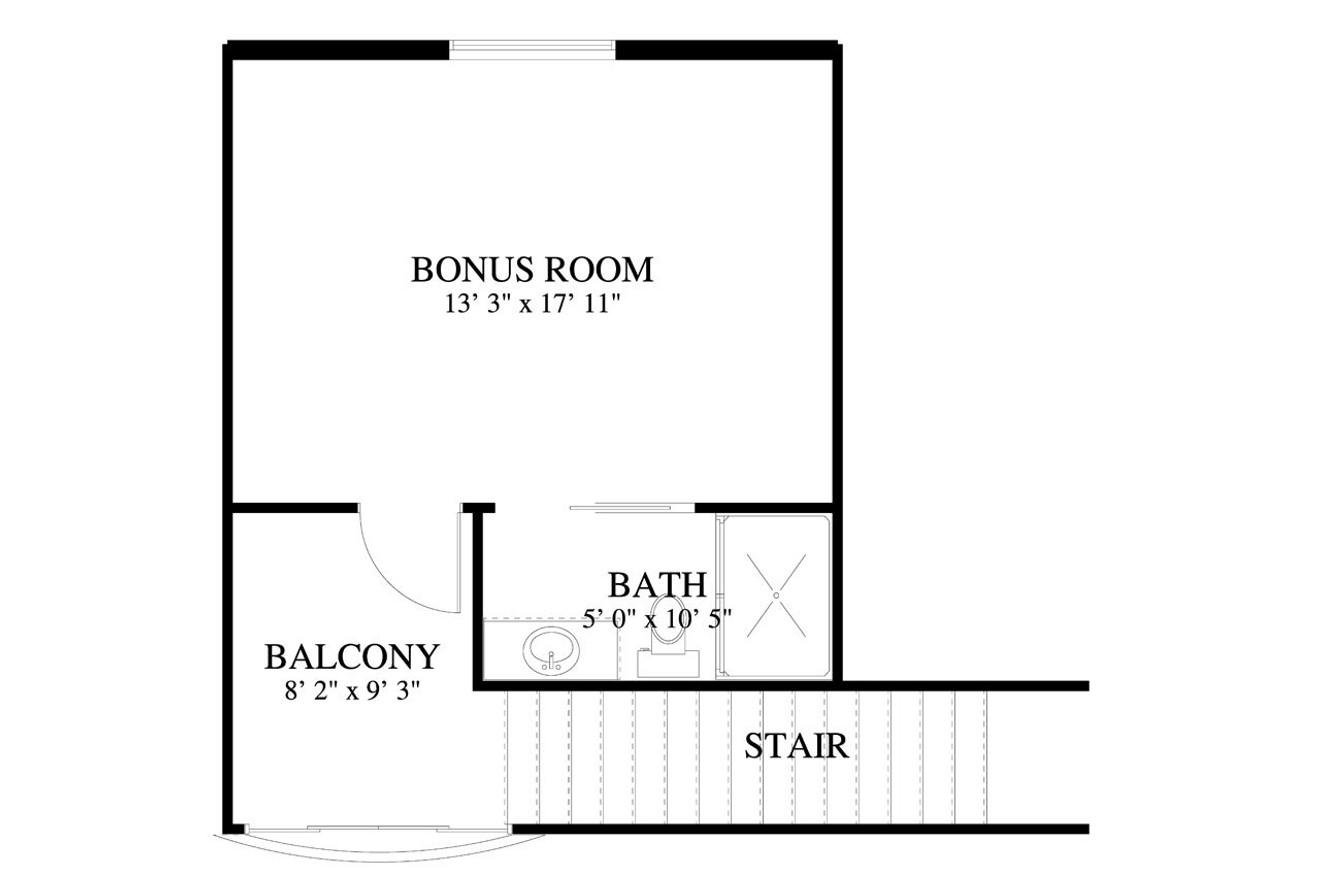 Secondary Image - Craftsman House Plan - Deuel 61939 - 2nd Floor Plan