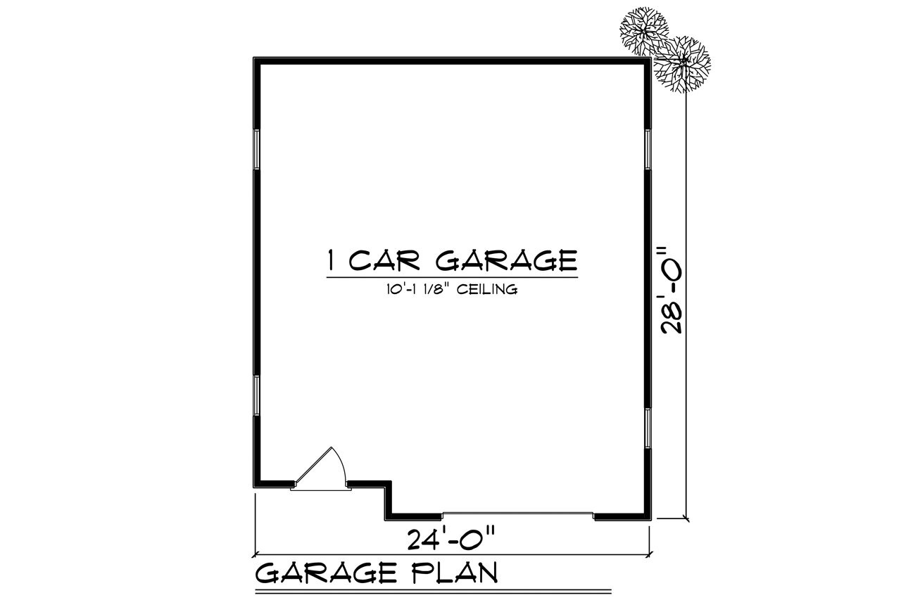 Traditional House Plan - 62900 - 1st Floor Plan