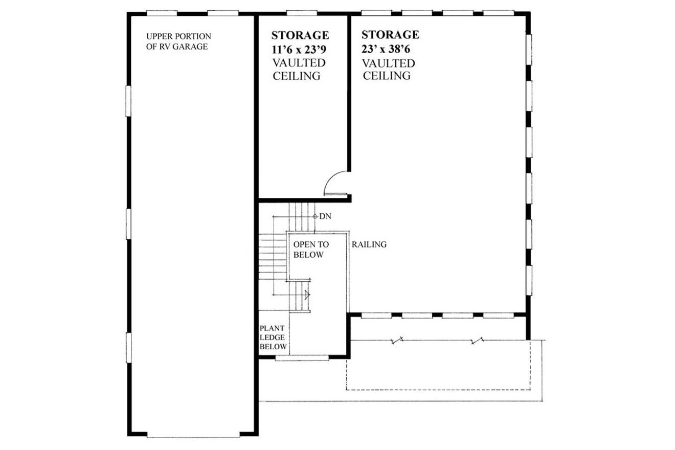 Secondary Image - Traditional House Plan - 63688 - 2nd Floor Plan