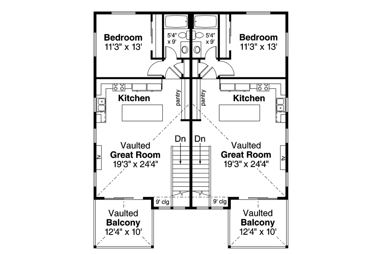 Duplex Plan Dalian - Third Floor Plan - Other Floor Plan