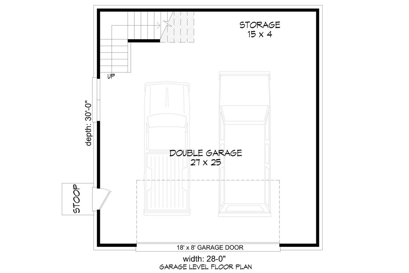 Colonial House Plan - Mossburg 65491 - 1st Floor Plan