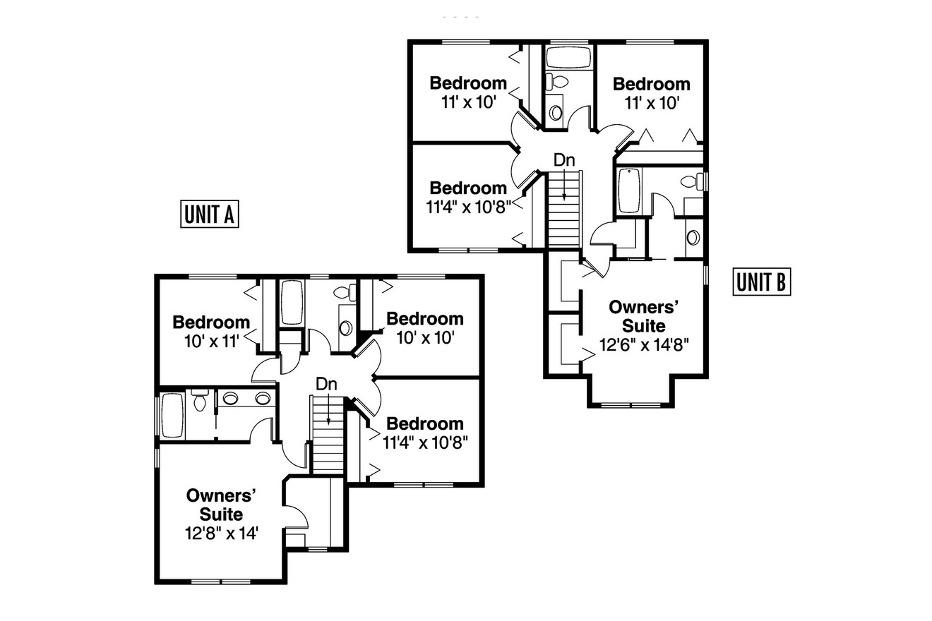 Secondary Image - Country House Plan - Waycross 66222 - 2nd Floor Plan