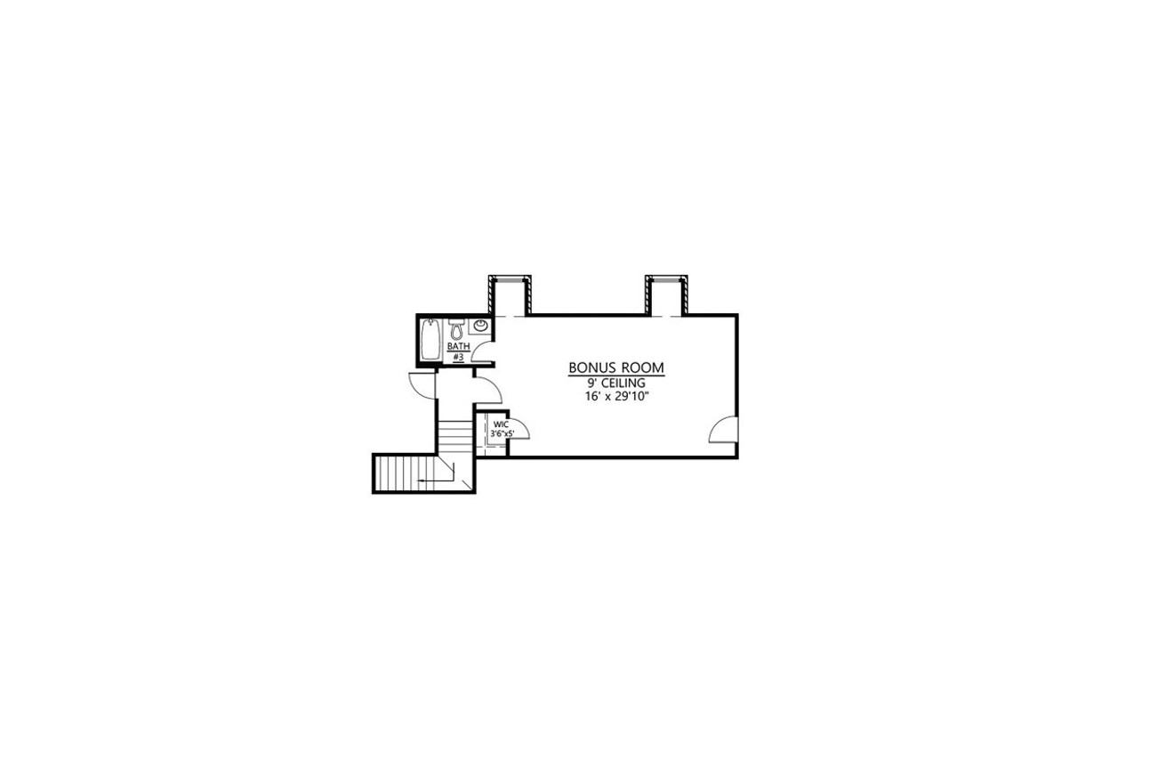 Secondary Image - European House Plan - Willow Grove 66388 - 2nd Floor Plan
