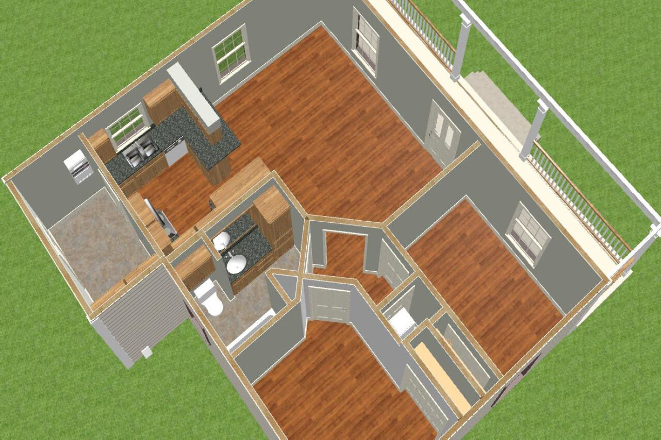 Aerial 1st Floor Plan Image - 