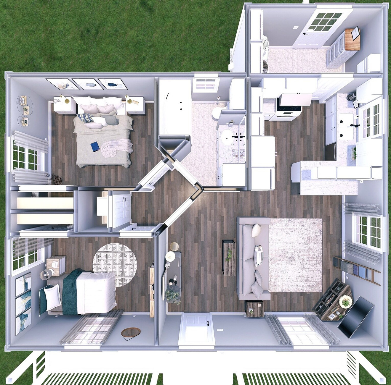 Classic House Plan - 66658 - 1st Floor Plan