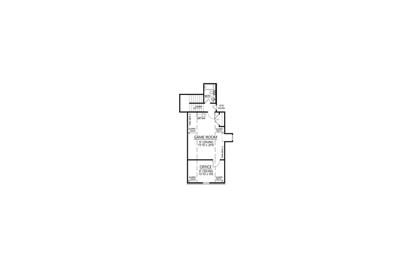 Secondary Image - European House Plan - Georgetown 67497 - 2nd Floor Plan