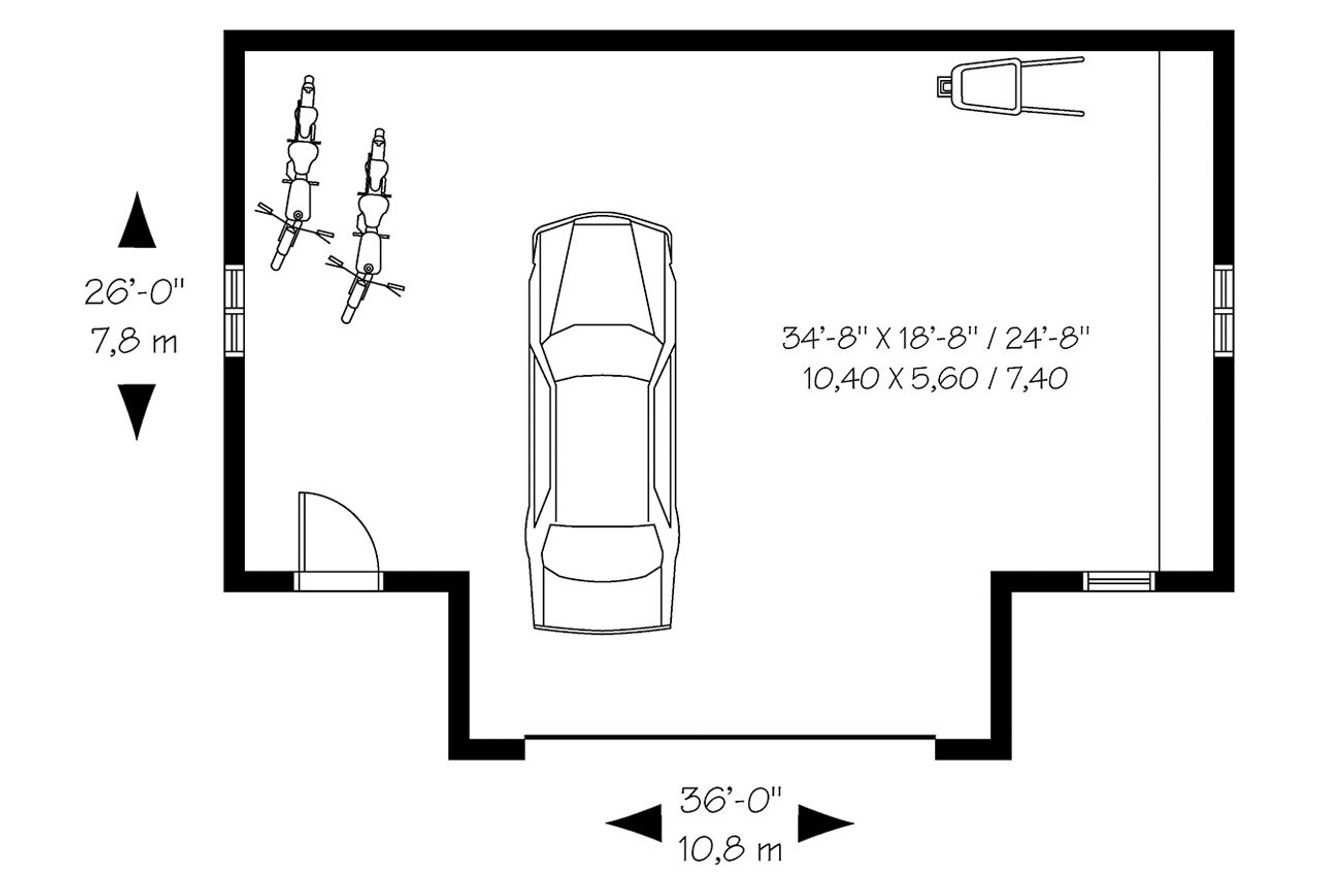 Country House Plan - The Breton 68412 - 1st Floor Plan