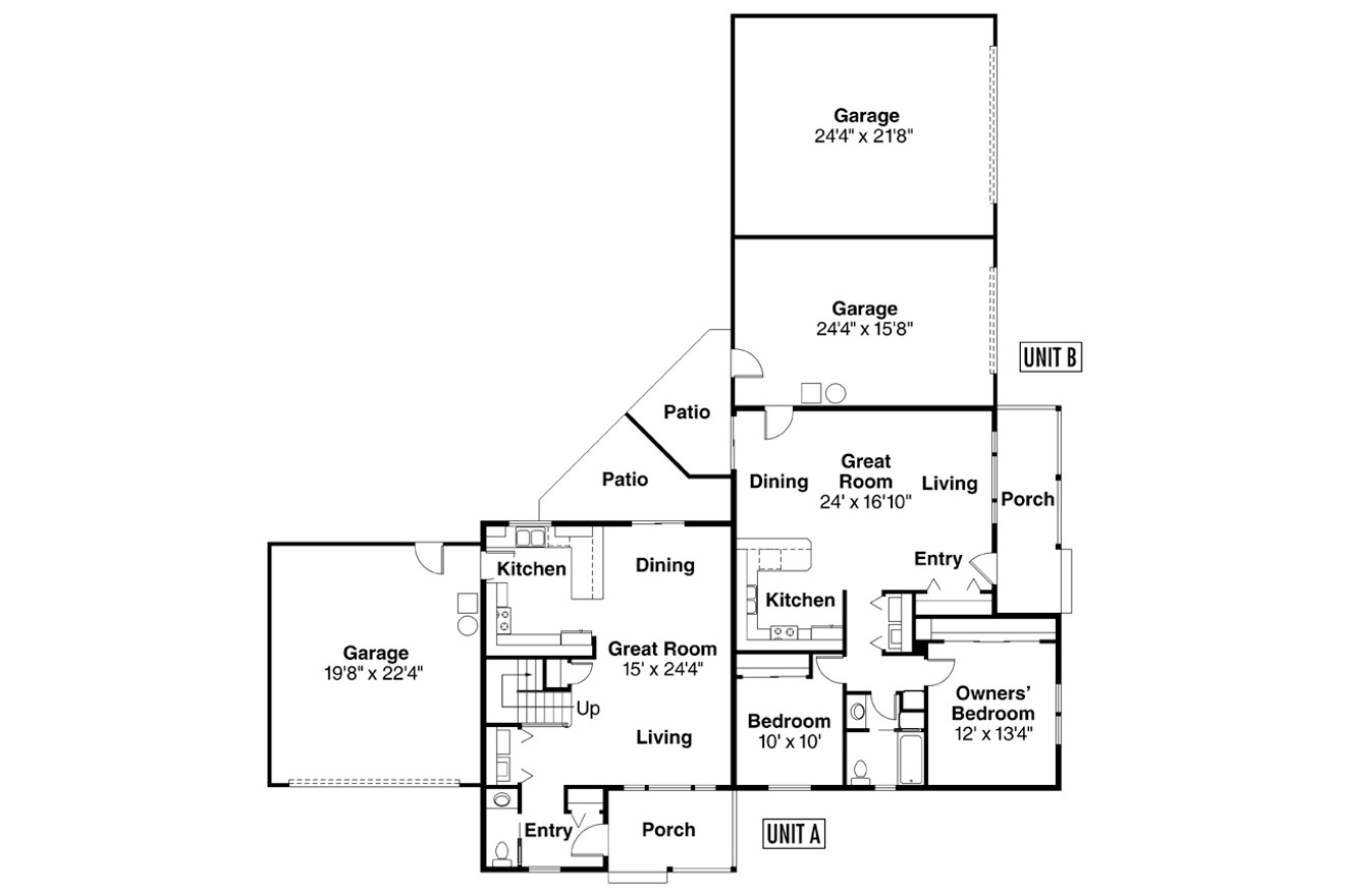 Country House Plan - Corydon 69931 - 1st Floor Plan